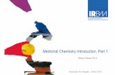 Medicinal Chemistry Introduction, Part 1