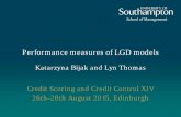 Performance measures of LGD models