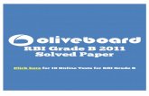 RBI Grade B 2011 Solved Paper - Oliveboard