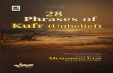 28 Phrases of Kufr (Unbelief)