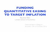 FUNDING QUANTITATIVE EASING TO TARGET INFLATION