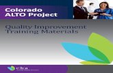 Colorado Alto Project Quality Improvement Toolkit