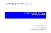 microcell array protocols - Microsurfaces