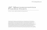 AP Macroeconomics Practice Exam
