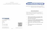 SYMMSLYDE INSTRUCTION SHEET - Symmetrikit