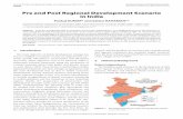 Pre and Post Regional Development Scenario in India