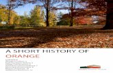 A SHORT HISTORY OF ORANGE