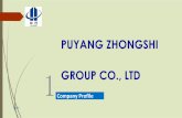 PUYANG ZHONGSHI GROUP CO., LTD - ISS- Oil & Gas