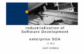 Industrialization of Software Development enterprise SOA