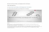 Bacterial Assembly and Epigenetic Analysis
