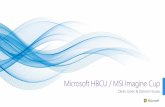 Microsoft HBCU / MSI Imagine Cup
