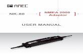 NMEA 2000 NK-80 Adaptor USER MANUAL