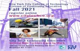 New York City College of Technology Division of Continuing ...