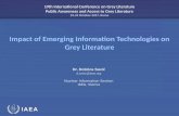 Impact of Emerging Information Technologies on Grey Literature