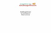 CHILDREN AND ENT ERPRISE DIRECTORATE Adoption Contact …