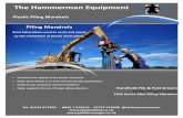 The Hammerman Equipment - Plastic Piling Company