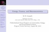 Energy, Finance, and Macroeconomics