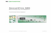 Manual de montagem e instalação da central SecuriFire 500