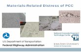 Materials-Related Distress of PCC
