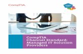 CompTIA Channel Standard: Providers