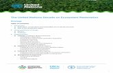 The United Nations Decade on Ecosystem Restoration