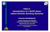Introduction to LIDAR (laser radar) Remote Sensing Systems