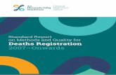 Standard Report - Deaths Registration - CSO