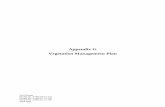Appendix G Vegetation Management Plan