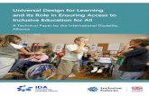 Universal Design for Learning and its Role in Ensuring ...