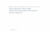 Unquity Brook Assessment Project - Protect Our Water ...
