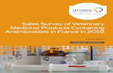 ANSES ANNUAL REPORT : Sales Survey of Veterinary Medicinal ...