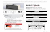 Installation & Maintenance Manual - Montigo