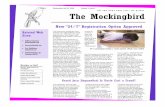 Wednesday, July 13 2005 Volume 1, Issue 3 The Mockingbird
