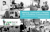 Making Justice40 a Reality for Frontline Communities