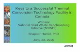 Keys to a Successful Thermal Conversion Technology ...
