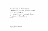 Master Thesis Literature Review: Efficiency Improvement ...