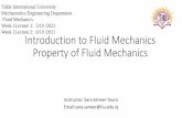 Introduction to Fluid Mechanics Property of Fluid Mechanics
