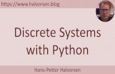 Discrete Systems with Python