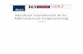 Module handbook B.Sc. Mechanical Engineering