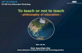 To teach or not to teach - Home | ISSMGE