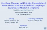 Identifying, Managing and Mitigating Therapy-Related ...