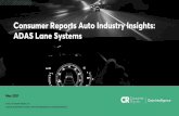 Consumer Reports Auto Industry Insights: ADAS Lane Systems
