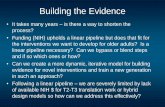 Building the Evidence