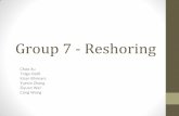 Group 7 - Reshoring
