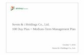 100 Day Plan = Medium-Term Management Plan