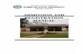 ADMISSION AND REGISTRATION MANUAL