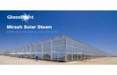 Miraah Solar Steam - EPRI | Energy Systems and Climate ...