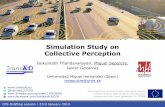 Simulation Study on Collective Perception