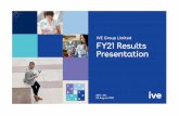 IVE Group Limited FY21 Results Presentation