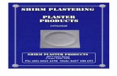 Products - Shirm Plastering